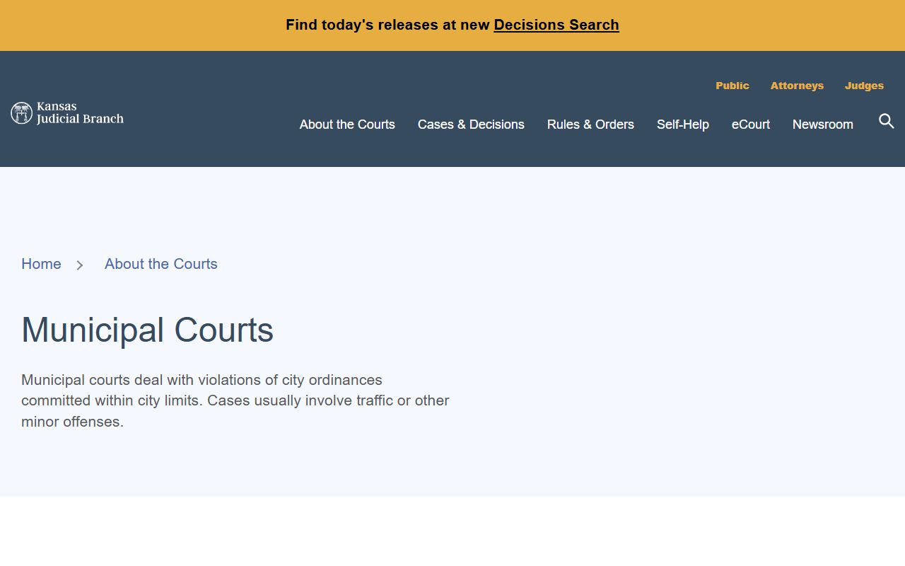 Kingman County court records municipal court access in Kansas