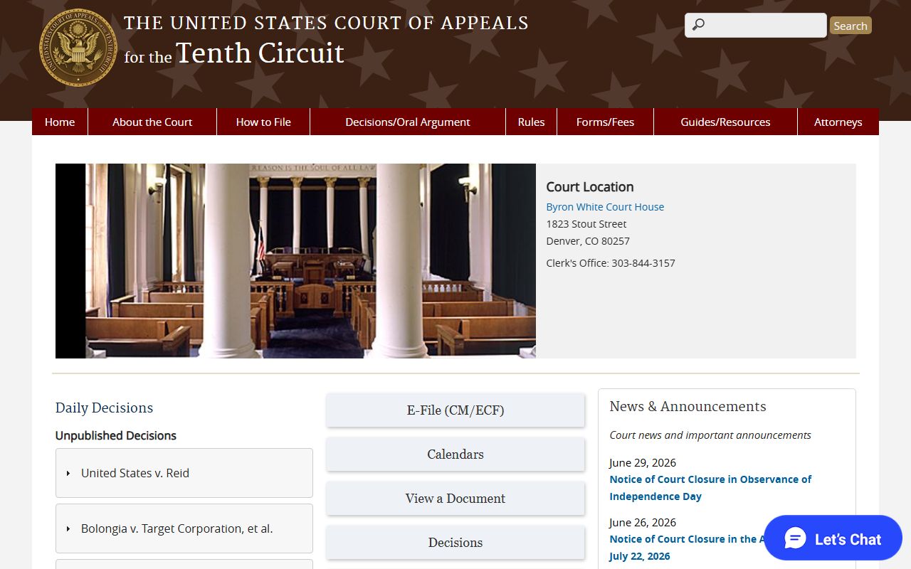 Kingman County District Court records and Tenth Circuit appeals context